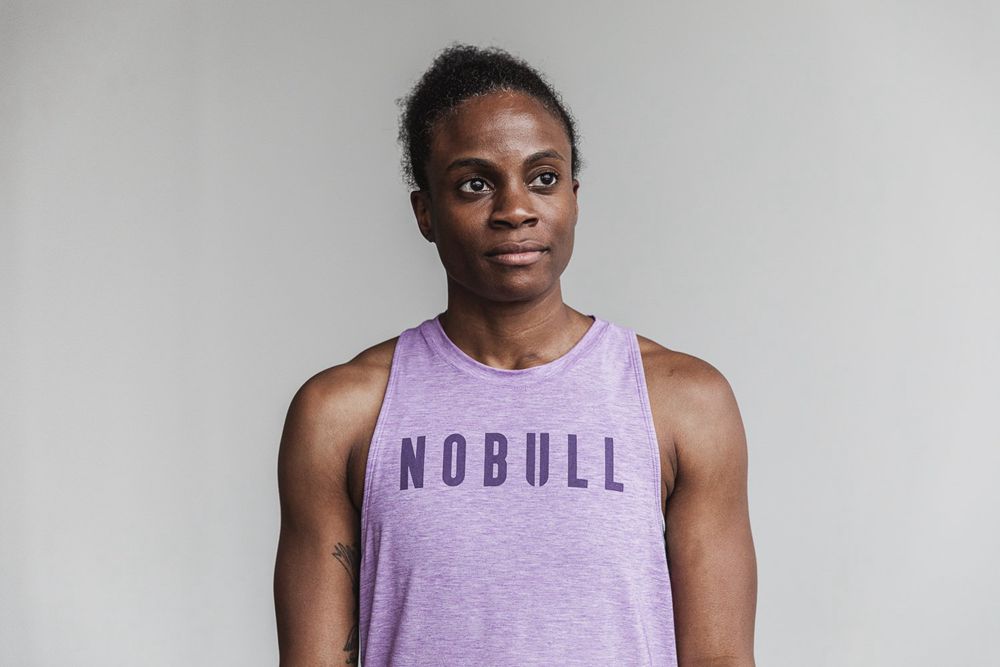 NOBULL High-Neck Tank Üstleri Bayan - Mor - Turkiye (COT-893015)